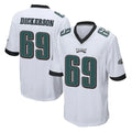 P.Eagles #69 Landon Dickerson Player White Home Game Gdoa Stitched Jerseys