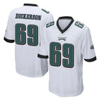 P.Eagles #69 Landon Dickerson Player White Home Game Gdoa Stitched Jerseys