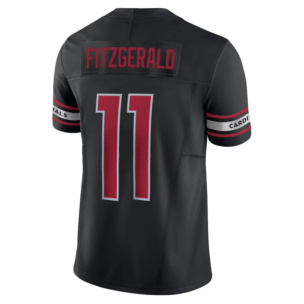 A.Cardinals #11 Larry Fitzgerald Player Black Vapor F.U.S.E. Limited Home Game Gdoa Stitched Jerseys