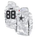 D.Cowboys #88 CeeDee Lamb Player Arctic Camo Salute to Service Hoodies Limited Game Gdoa Stitched Jerseys
