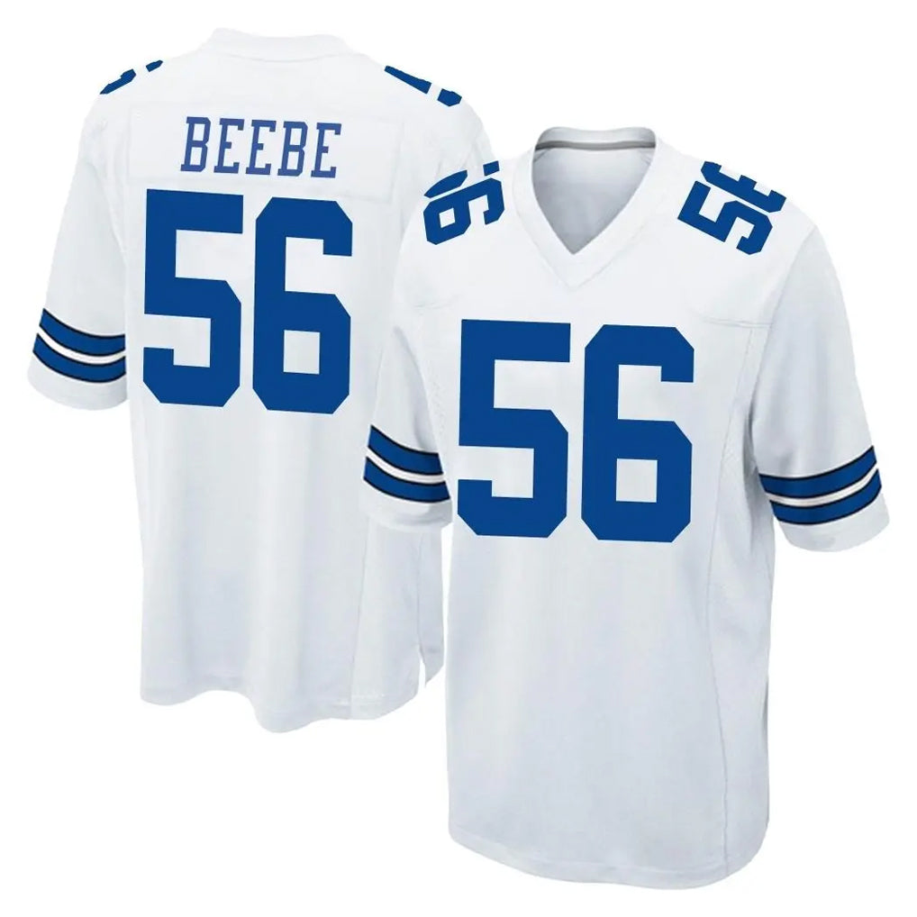 D.Cowboys #56 Cooper Beebe Player White Home Game Gdoa Stitched Jerseys