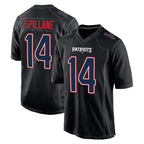 NE.Patriots #14 Robert Spillane Player Carbon Fashion Limited Home Game Gdoa Stitched Jerseys