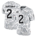 D.Broncos #2 Pat Surtain II Player Arctic Camo Salute To Service Limited Gdoa Stitched Jerseys