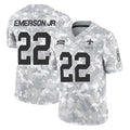 NO.Saints #22 Martin Emerson Jr. Player Arctic Camo Salute To Service Limited Game Gdoa Stitched Jerseys