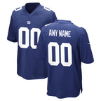 Custom NY.Giants Royal Home Game Any Name & Numbers Gdoa Stitched Jerseys