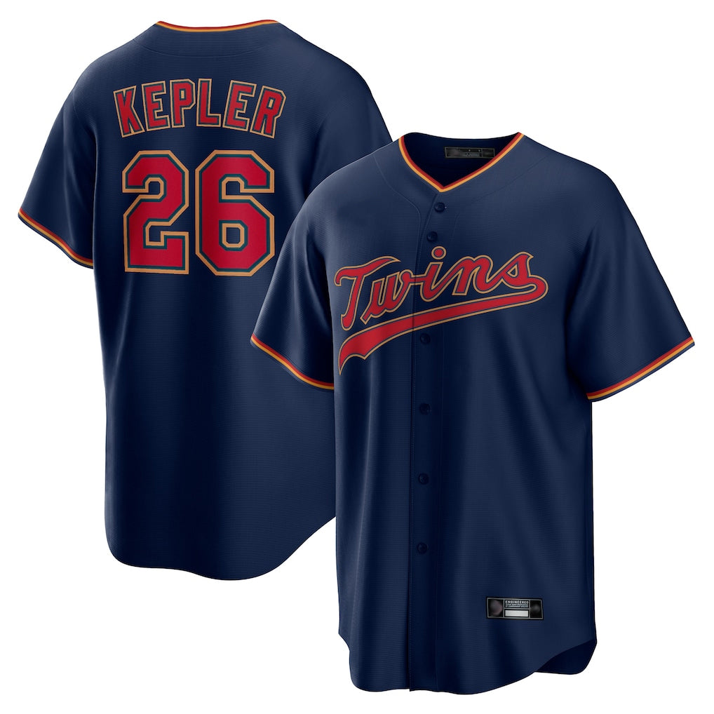 M.Twins #26 Max Kepler Player Navy Home Limited Game Fdoa Stitched Jerseys