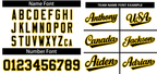 Custom White Black-Gold Classic Style Authentic Two-Button Softball Jersey