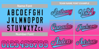 Custom Light Blue Pink Gradient Fashion Authentic Baseball Jersey