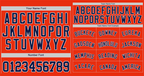 Custom Orange Navy-White Bull Classic Style Authentic Baseball Jersey