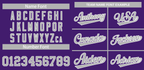 Custom Purple Gray-White Classic Style Authentic Baseball Jersey