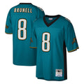 J.Jaguars #8 Mark Brunell?Player Teal Mitchell & Ness Legacy Home Game Gdoa Stitched Jerseys