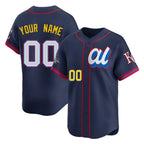 Custom KC.Royals Navy Limited American League All-Star Edition Any Name & Number Gdoa Stitched Jerseys