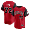 C.White Sox #72 Carlton Fisk Player Red City Connect Limited Home Gdoa Stitched Jerseys