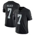 LV.Raiders #7 Quay Walker Player Black Limited Vapor Untouchable Home Game Gdoa Stitched Jerseys
