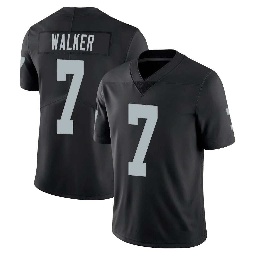 LV.Raiders #7 Quay Walker Player Black Limited Vapor Untouchable Home Game Gdoa Stitched Jerseys