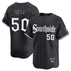 C.White Sox #50 Lenyn Sosa Player Black City Connect Limited Home Gdoa Stitched Jerseys
