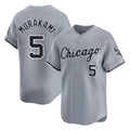 C.White Sox #5 Munetaka Murakami Player Gray Road Limited Home Gdoa Stitched Jerseys