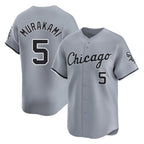 C.White Sox #5 Munetaka Murakami Player Gray Road Limited Home Gdoa Stitched Jerseys