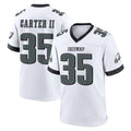 P.Eagles #35 Michael Carter II Player White Game Home Gdoa Stitched Jerseys