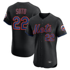 NY.Mets #22 Juan Soto Player Black Home Limited Elite Fdoa Stitched Jerseys