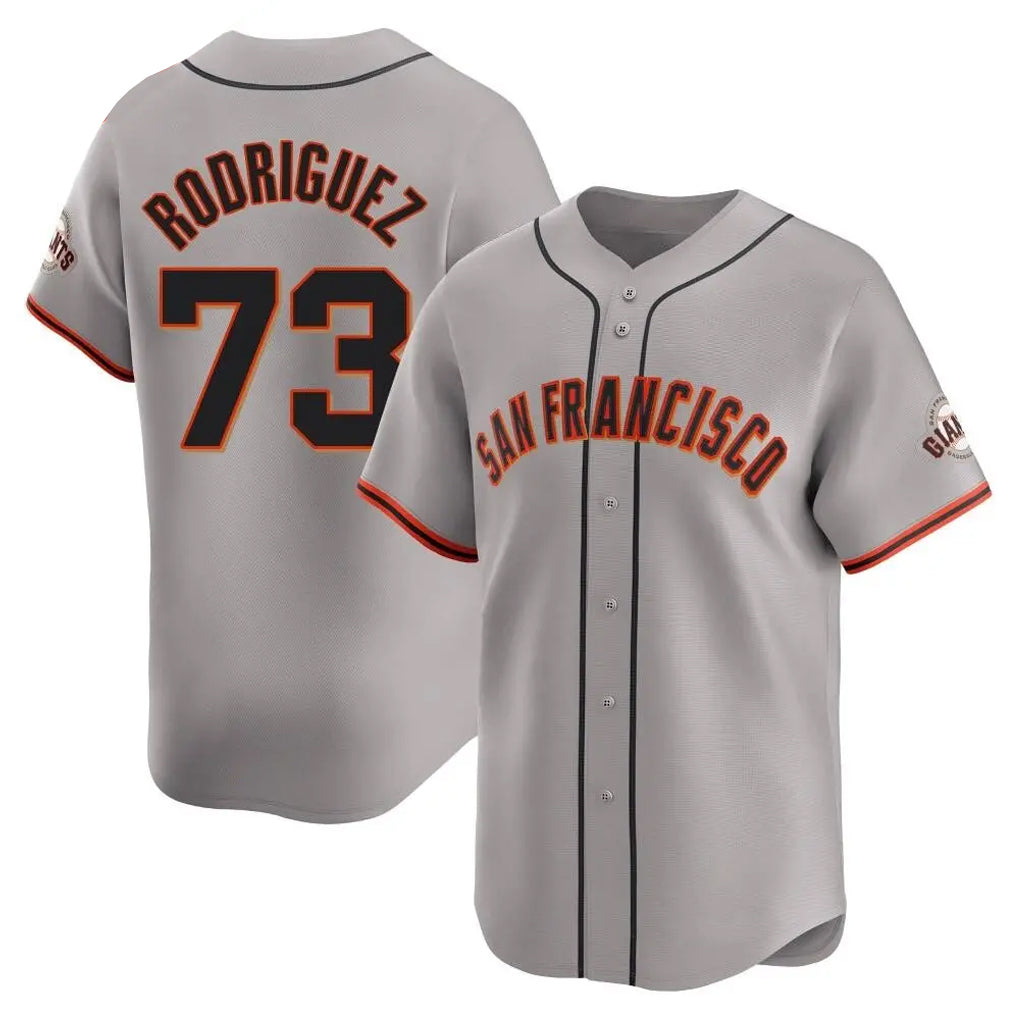 SF.Giants #73 Randy Rodriguez Player Gray Home Limited Fdoa Stitched Jerseys