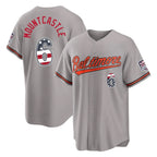 B.Orioles #6 Ryan Mountcastle Player Gray USA 250 Fourth of July Home Game Gdoa Stitched Jerseys