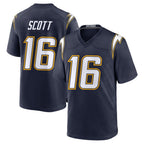 LA.Chargers #16 J.K. Scott Player Navy Alternate Home Game Gdoa Stitched Jerseys