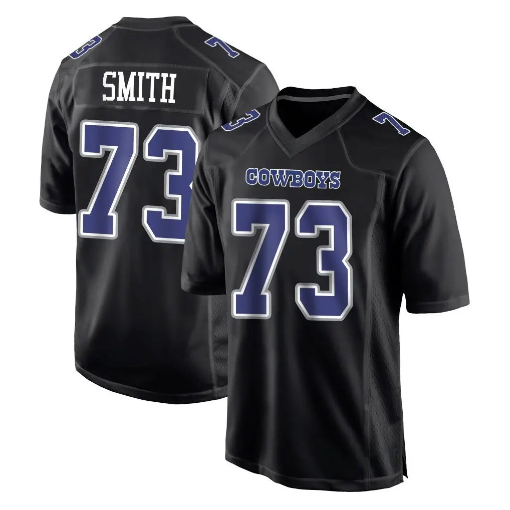 D.Cowboys #73 Tyler Smith Player Carbon Black Fashion Home Game Gdoa Stitched Jerseys
