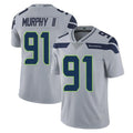 S.Seahawks #91 Byron Murphy II Player Gray Limited Vapor Untouchable Home Game Gdoa Stitched Jerseys