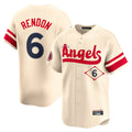 LA.Angels #6 Anthony Rendon Player Cream City Connect Limited Home Fdoa Stitched Jerseys