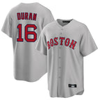 B.Red Sox #16 Jarren Duran Player Gray Road Home Game Gdoa Stitched Jerseys