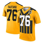 P.Steelers #76 Troy Fautanu Player Gold Legend Limited 1933 Throwback Performance Home Game Gdoa Stitched Jerseys