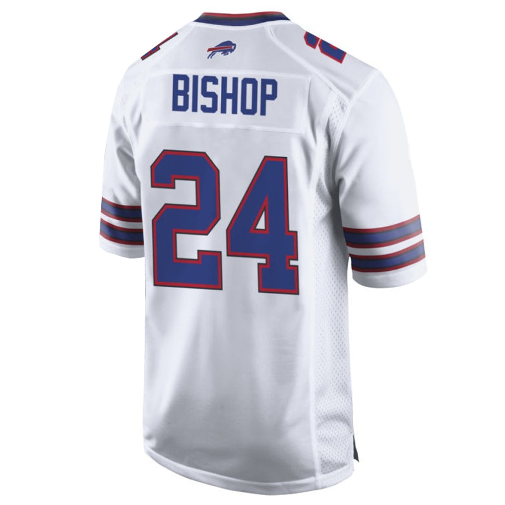 B.Bills #24 Cole Bishop Player White Home Game Gdoa Stitched Jerseys