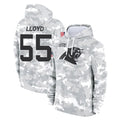 C.Panthers #55 Devin Lloyd Player Arctic Camo Salute to Service Pullover Hoodies Limited Game Gdoa Stitched Jerseys