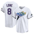 T.Bay Rays #8 Brandon Lowe Player White City Connect Home Fdoa Stitched Jerseys