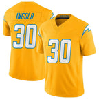 LA.Chargers #30 Alec Ingold Player Gold Limited Vapor F.U.S.E. Home Game Gdoa Stitched Jerseys