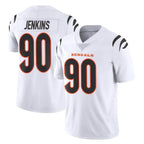 C.Bengals #90 Kris Jenkins Jr Player White Vapor Untouchable Limited Home Game Gdoa Stitched Jerseys