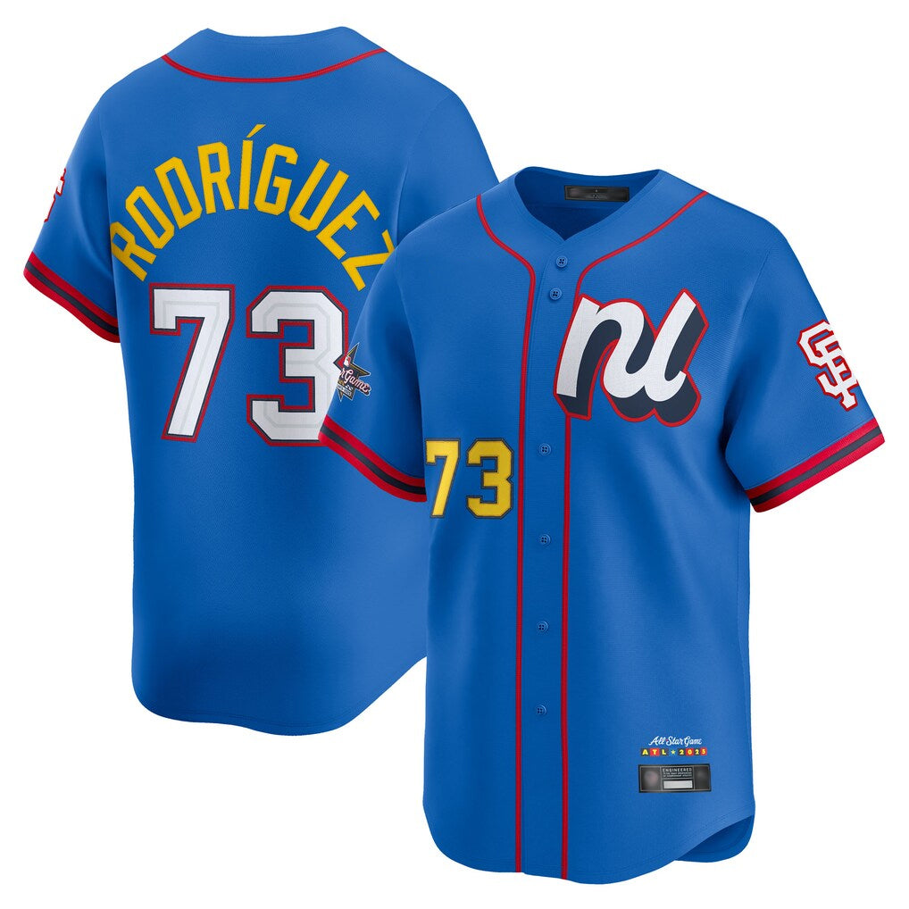 SF.Giants #73 Randy Rodriguez Player Blue National League All-Star Edition Limited Fdoa Stitched Jerseys