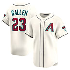 A.Diamondbacks #23 Zac Gallen Player Cream Game Limited Stitched Jerseys