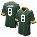 GB.Packers #8 Josh Jacobs Player Green Home Game Gdoa Stitched Jerseys