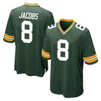 GB.Packers #8 Josh Jacobs Player Green Home Game Gdoa Stitched Jerseys