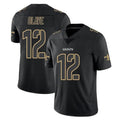 NO.Saints #12 Chris Olave Player Black Impact Limited Home Game Gdoa Stitched Jerseys