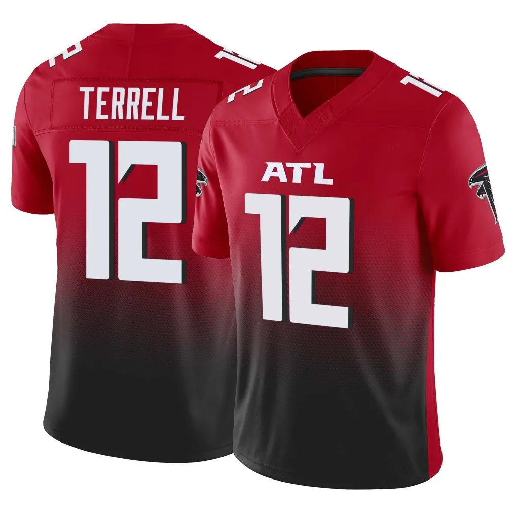 A.Falcons #12 Avieon Terrell Player Red Vapor F.U.S.E. Limited Gdoa Stitched Jerseys