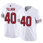 A.Cardinals #40 Pat Tillman Player White Game Road Gdoa Stitched Jerseys