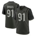 NY.Jets #91 Jowon Briggs Player Green 2025 Rivalries Collection Home Game Gdoa Stitched Jerseys