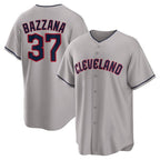 C.Guardians #37 Travis Bazzana Player Gray Game Home Gdoa Stitched Jerseys