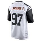 C.Bengals #97 Dexter Lawrence II Player White Alternate Home Game Gdoa Stitched Jerseys