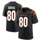 C.Bengals #80 Andrei Iosivas Player Black Home Game Gdoa Stitched Jerseys