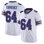 B.Bills #64 O'Cyrus Torrence Player White Vapor Untouchable Limited Gdoa Stitched Jerseys