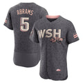 W.Nationals #5 CJ Abrams Player Gray City Connect Fdoa Stitched Jerseys
